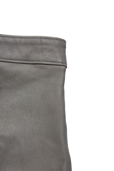 Mason x Barneys New York Co-op Womens Gray Zip Ankle Skinny Leg Pants Size 2