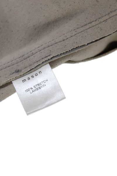 Mason x Barneys New York Co-op Womens Gray Zip Ankle Skinny Leg Pants Size 2
