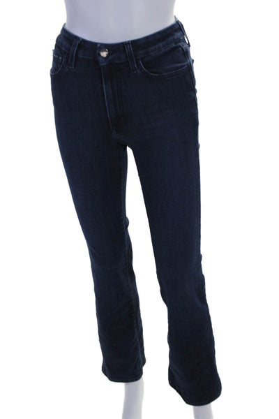 Joes Womens Zip Front Five Pocket Dark Wash Bootcut Jeans Blue Size 25
