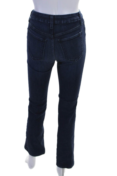 Joes Womens Zip Front Five Pocket Dark Wash Bootcut Jeans Blue Size 25