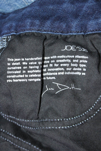 Joes Womens Zip Front Five Pocket Dark Wash Bootcut Jeans Blue Size 25