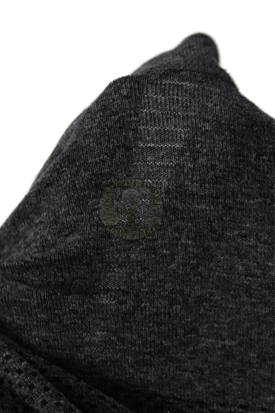 Ivivva by Lululemon Womens Long Sleeve Crewneck Athletic Top Gray Large