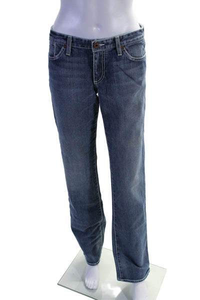 AG Adriano Goldschmied Womens Zip Front Medium Wash Jeans Blue 29 in