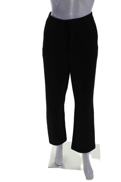 Good American Womens Zip Pocket Bootcut Hook and Eye Closure Pants Black Size 6