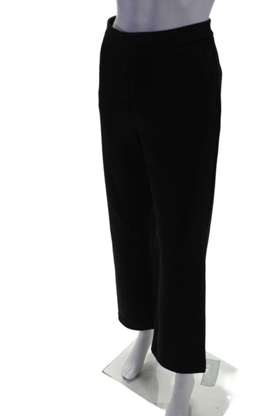 Good American Womens Zip Pocket Bootcut Hook and Eye Closure Pants Black Size 6