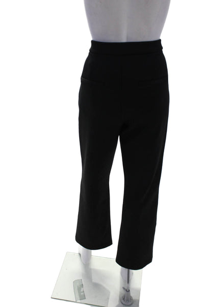 Good American Womens Zip Pocket Bootcut Hook and Eye Closure Pants Black Size 6