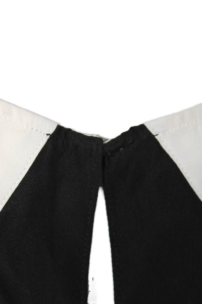 Parker Women's Sleeveless Cinch Waist Tapered Leg Silk Jumpsuit Black Size XS