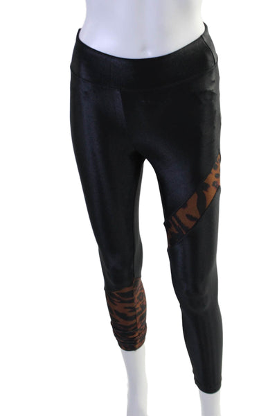 Koral Women's High Waist Full Length Color Block Leggings Black Size XS