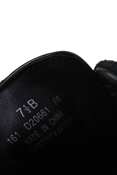 Cole Haan Womens Lace Up Low Block Heeled Ankle Boots Black Size 7.5