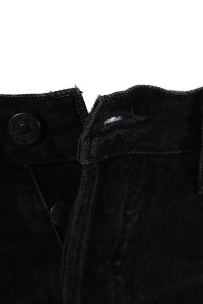 Citizens of Humanity Womens High Rise Liya Classic Fit Crop Jeans Gray Size 27