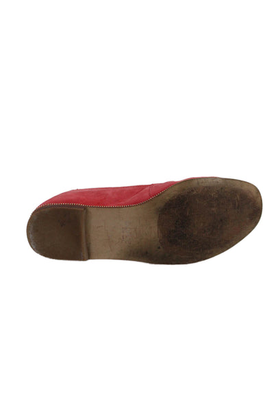 Botkier Women's Slip-On Round Toe Suede Ballet Flat Shoes Carol Size 7.5