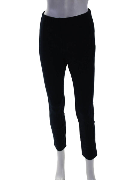 Rag & Bone Women's Hook Closure Flat Front Straight Leg Ankle Pants Blue Size 4