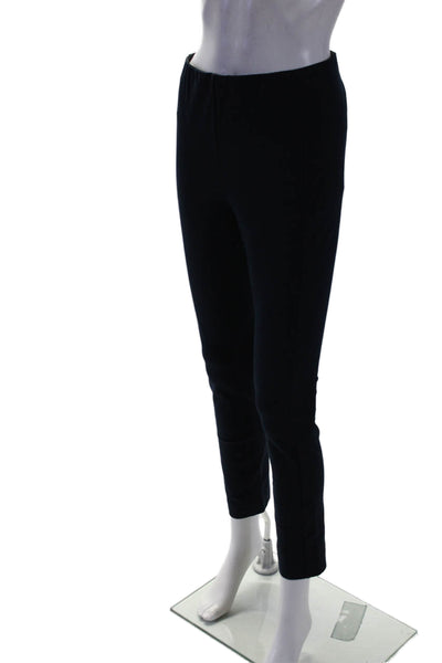 Rag & Bone Women's Hook Closure Flat Front Straight Leg Ankle Pants Blue Size 4
