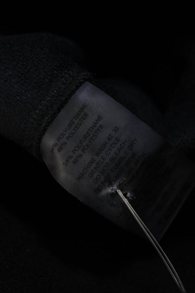 David Lerner Womens Faux Leather Pull On Leggings Black Size XS