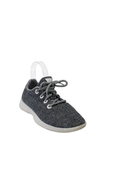 Allbirds Women's Round Toe Lace Up Rubber Sole Sneakers Gray Size 8
