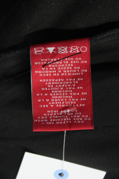 Philanthropy Womens Faux Leather High Rise Jogger Pants Black Size Medium