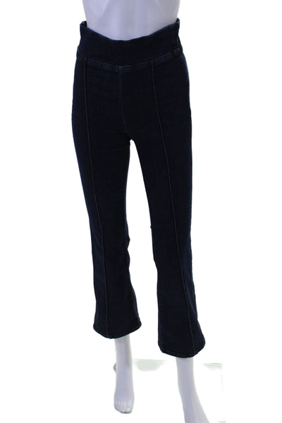 Frame Women's Pull-On Dark Wash Pocket Bootcut Denim Pants Size 1