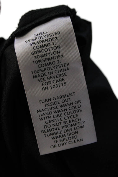 Nanette Lepore Womens Back Zip Sleeveless Keyhole Shift Dress Black Size 4