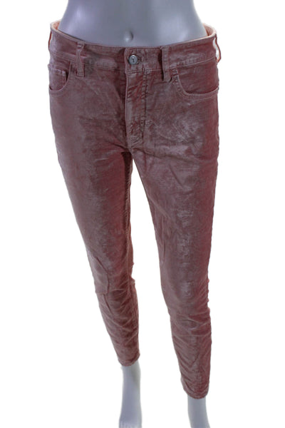 Pilcro and the Letterpress Anthropologie Women's Skinny Pants Pink Size 30"