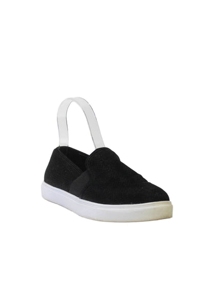 Steve Madden Womens Round Toe Slip On Low Top Sneakers Black Size 6