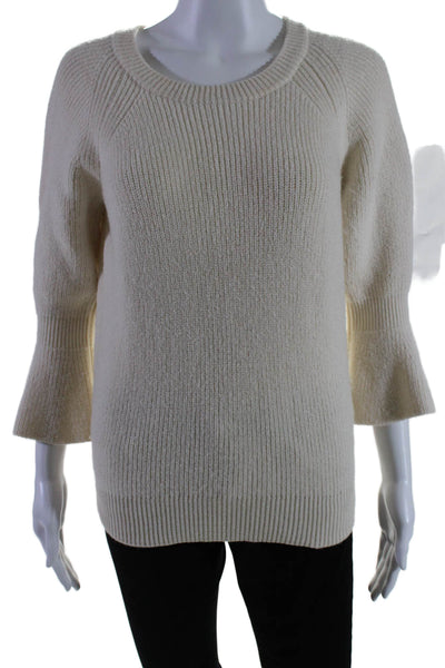Michael Michael Kors Women's Long Sleeves Pullover Sweater Beige Size S