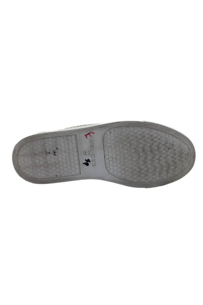J Slides Women's Round Toe Snake Print Rubber Sole Slip-On Shoes Size 8.5