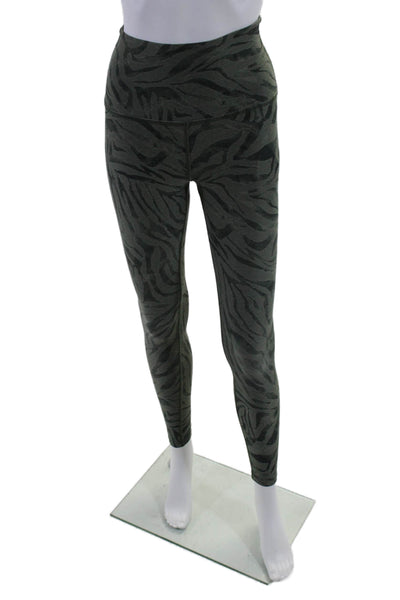 Beyond Yoga Women's High Waist Full Length Athletic Leggings Green Size S