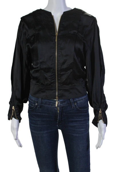 EMANUEL UNGARO shops Leather Jacket