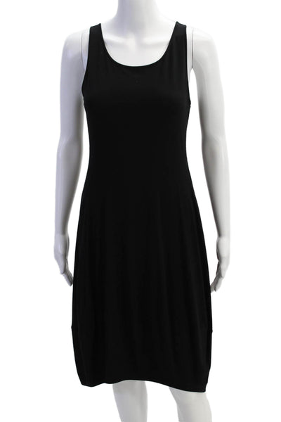 Eileen Fisher Womens Sleeveless Mid Calf A Line Dress Black Size Petit -  Shop Linda's Stuff