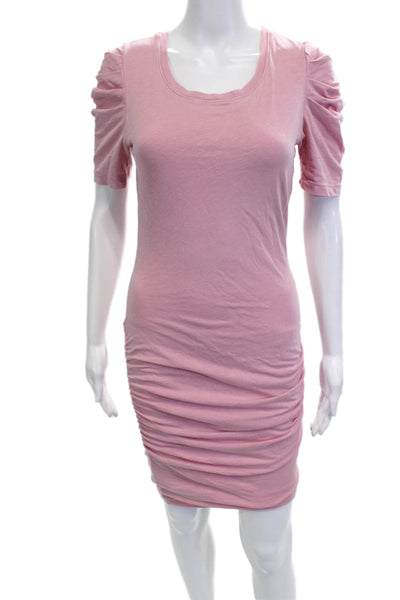 Sundry Women Bodycon T-Shirt Dress Pink Short Sleeve Size 1