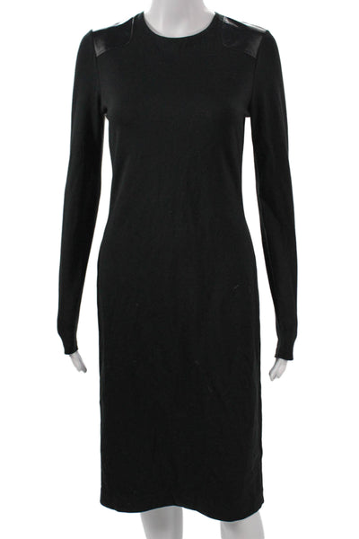 Polo Ralph Lauren Womens Sheath Dress Black Knit Long Sleeve Full Leng - Shop Linda's Stuff Polo Ralph Lauren Womens Sheath Dress Black Knit Long Sleeve Full Leng - Shop Linda's Stuff