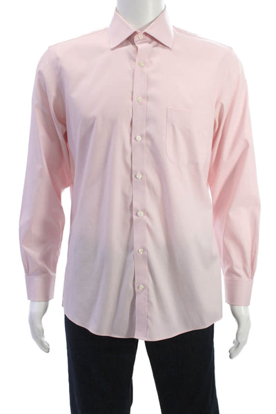 brooks brothers button down dress shirts Brooks Brothers Mens Cotton Long Sleeve Button Down Shirt Pink Size 15