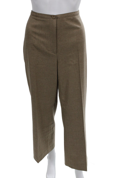 ladies brown dress pants Business Casual Wide Leg Pants Power Up Womens Two-Piece Pant Set Wide Leg Pants, Belted Structured Top, Business Casual Fancy Pantsuit Brown L 95% Polyester 5%Spandex Button closure Product Description Women's Brown Dress Pants, Part
