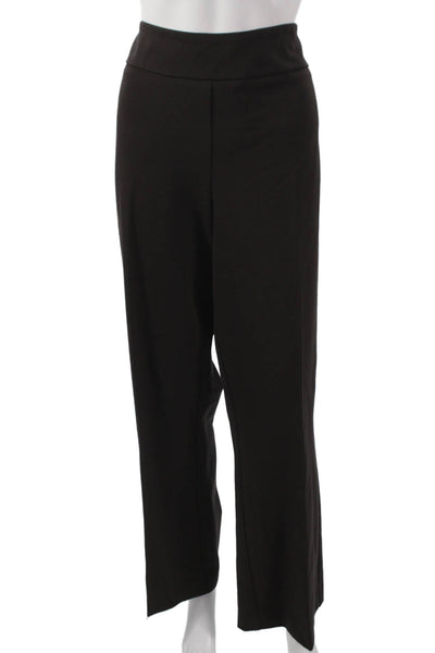 Estelle & Finn Women Dress Pants Black Rayon Pull On Size 16