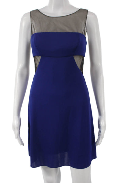 bella rolland blue dress BCBG Max Azria Women Blue Sleeveless Sheath Dress Round Neck Size XS