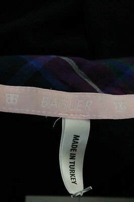 BASLER Multicolored Collared V Neck Long Sleeve Top Size 34
