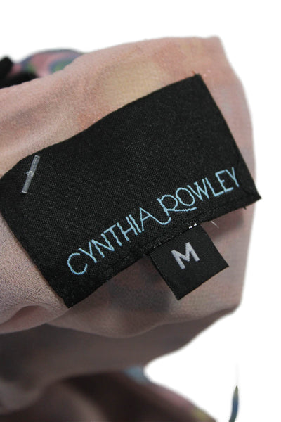 Cynthia Rowley Women Camisole Floral Multicolor Sleeveless Size M