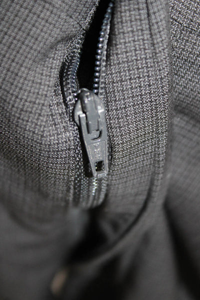 Ted Baker Men Dress Pants Gray Wool Check Size 36