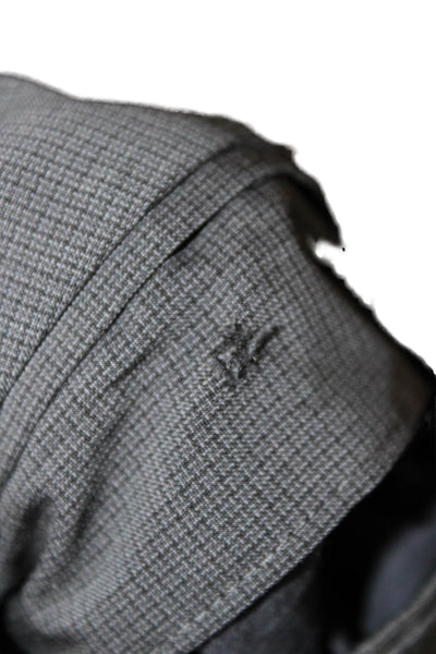 Ted Baker Men Dress Pants Gray Wool Check Size 36