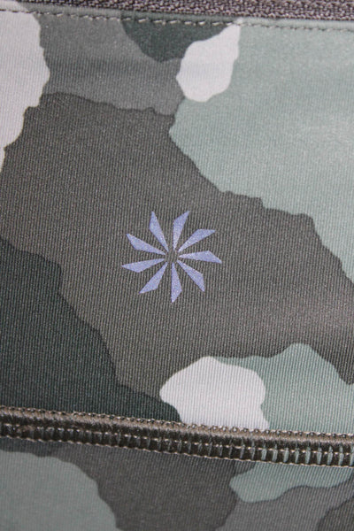 Athleta Women Cropped Camouflage Leggings Multicolor Polyester Size S