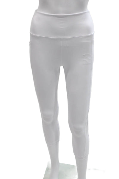 Gottex Women Capri Leggings White Polyester Size S