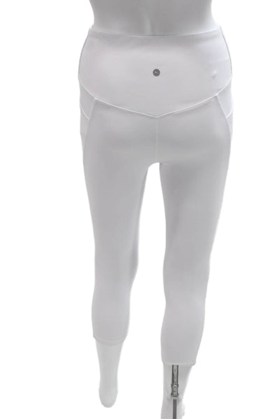 Gottex Women Capri Leggings White Polyester Size S