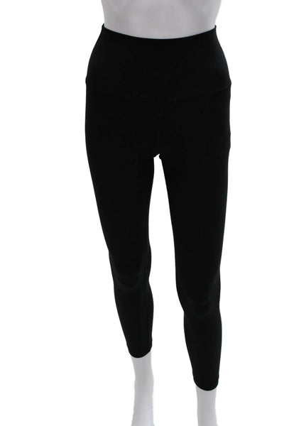 Yogalicious Womens Ankle Leggings Black Polyester Size XS