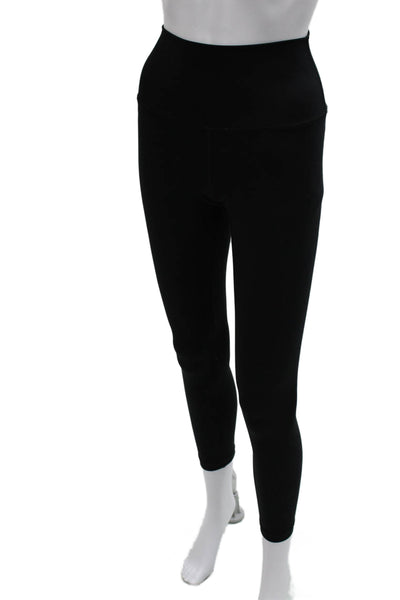 Yogalicious Womens Ankle Leggings Black Polyester Size XS