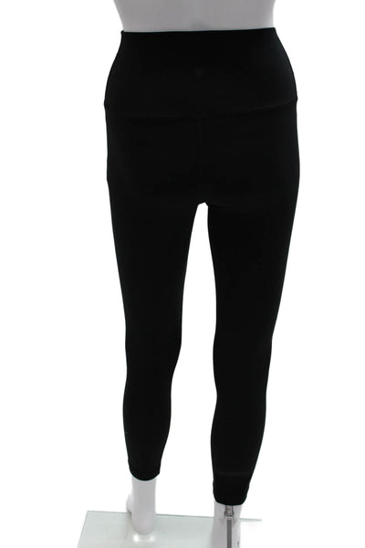 Yogalicious Womens Ankle Leggings Black Polyester Size XS