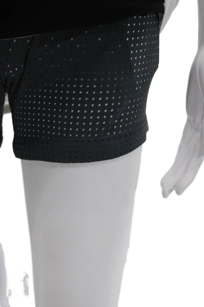 Kinona Womens Athletic Black Nylon Skort Size 2XS