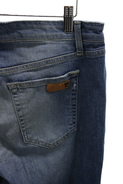 Joes Jeans Women Cropped Blue Mid Rise Cotton Jeans Size 29