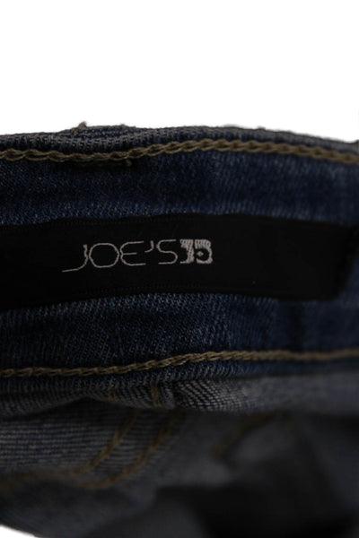 Joes Jeans Women Cropped Blue Mid Rise Cotton Jeans Size 29