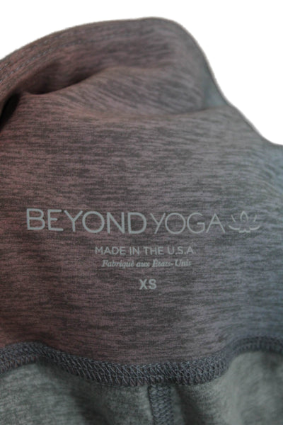Beyond Yoga Womens Ankle Ombre Multicolor Polyester Leggings Size XS