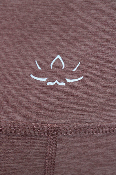 Beyond Yoga Women Ankle Leggings Flecked Brown Polyester Size XS
